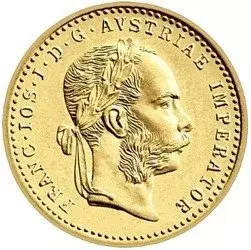 Złota Moneta 1 Dukat Austriacki Nowe Bicie 3.49g 24h