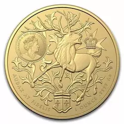 Złota Moneta Australijskie Herby 2023 1 uncja 24h