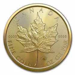 Złota Moneta Kanadyjski Liść Klonowy 1 uncja - 24h