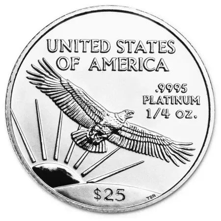 Platynowa Moneta Amerykański Orzeł 1/4 uncji 24h