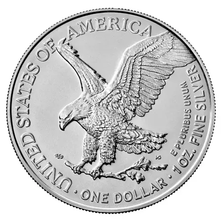 Srebrna Moneta Amerykański Orzeł - NOWY MOTYW 1 uncja 24h