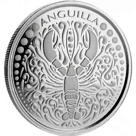 Srebrna Moneta Anguilla 1 uncja 2018r 24h