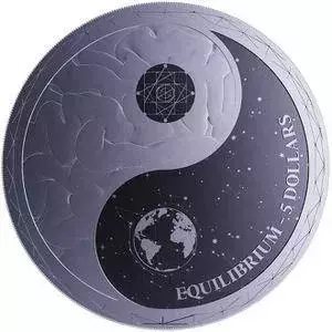 Srebrna Moneta Equilibrium - Tokelau 2022 1 uncja 24h