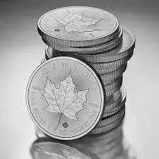 Srebrna Moneta Kanadyjski Liść Klonowy 1 uncja