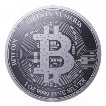 Srebrna Moneta NIUE ISLAND - Bitcoin 1 uncja 24h