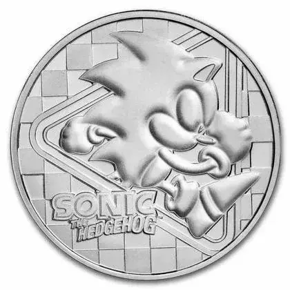 Srebrna Moneta Niue - Sonic The Hedgehog 2022 1 uncja 24h