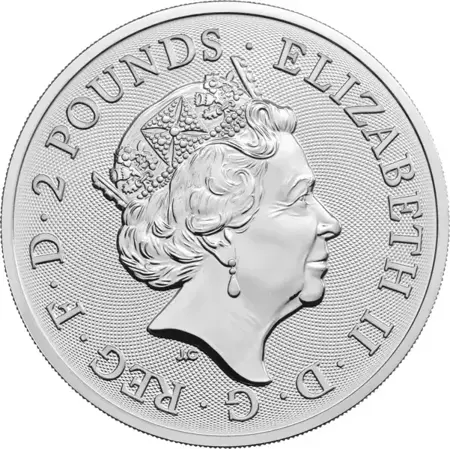 Srebrna Moneta Rok Psa (Wielka Brytania) 1 uncja 2018r 24h