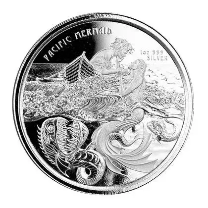 Srebrna Moneta Samoa: Syrena z Pacyfiku 1 uncja 24h