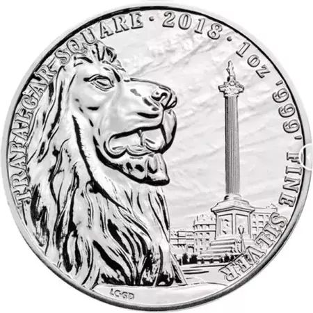 Srebrna Moneta Silver Landmarks Of Britain (Trafalgar Square) 1 uncja 24h