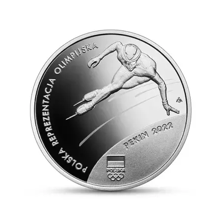 Srebrna moneta: Polska Reprezentacja Olimpijska: Pekin 2022 10zł 24h Produkt Kolekcjonerski