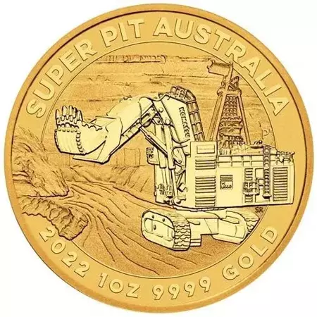 Złota Moneta Australia Super Pit 1 uncja 2022 LIMITOWANA