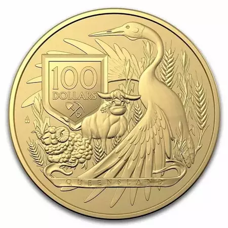 Złota Moneta Australijski Herb 2023 1 uncja NOWOŚĆ
