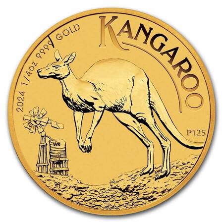 Złota Moneta Australijski Kangur 1/4 uncji