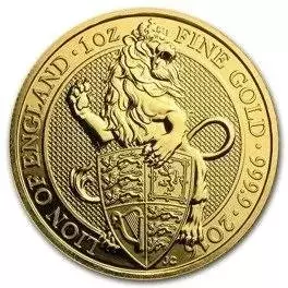 Złota Moneta Bestie Królowej: Lew Anglii 1 uncja  2016 24h