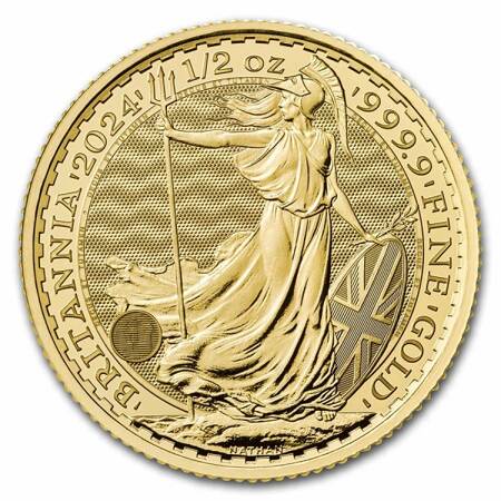Złota Moneta Britannia 1/2 uncji 24h
