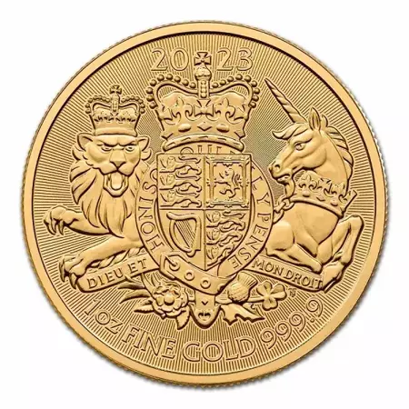 Złota Moneta Królewskie Herby 2023 1 uncja