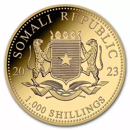 Złota Moneta Somalijski Leopard 1 uncja 24h