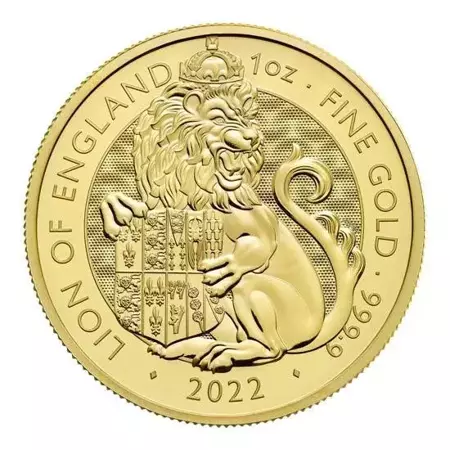 Złota Moneta The Royal Tudor Beasts: Lion of England 1 uncja 